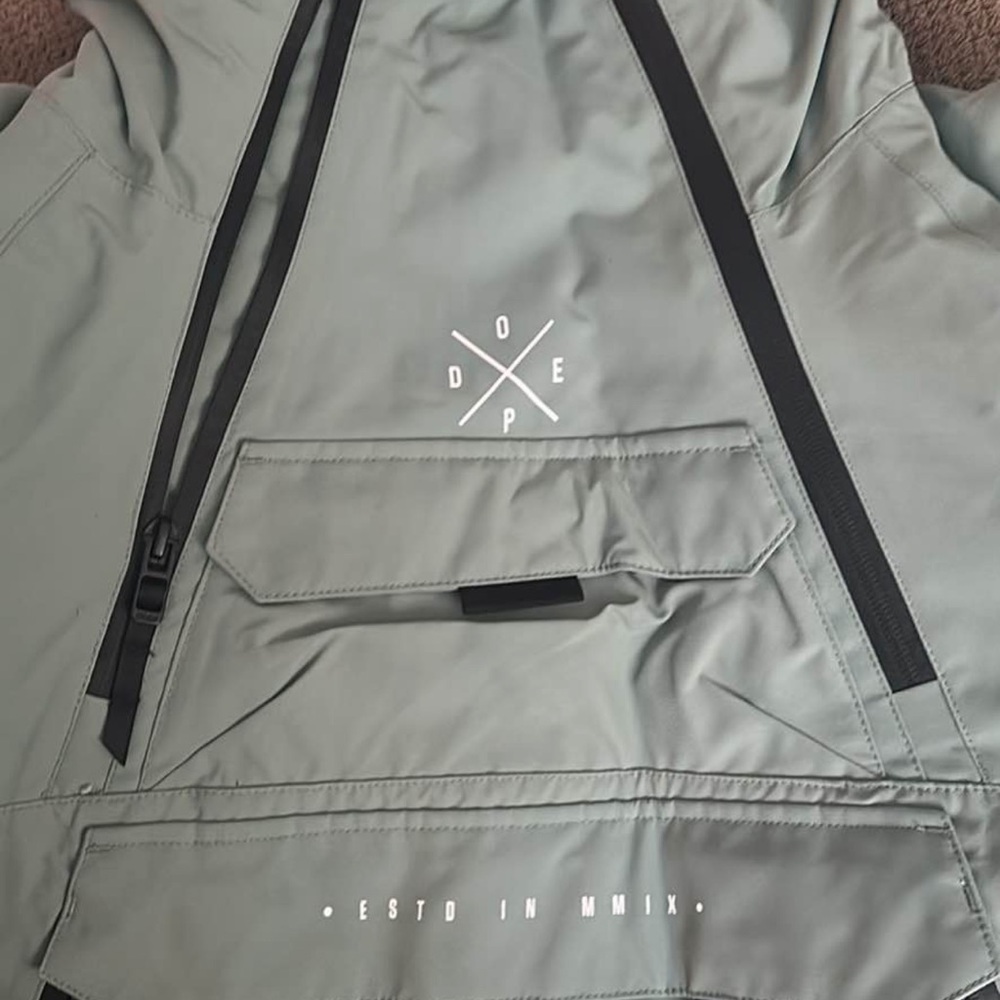 DOPE Light Gray Ski Jacket